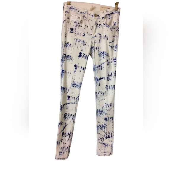 rag & bone | Jeans | Rag Bones Skinny Modele Paint Splattered Patterned ...